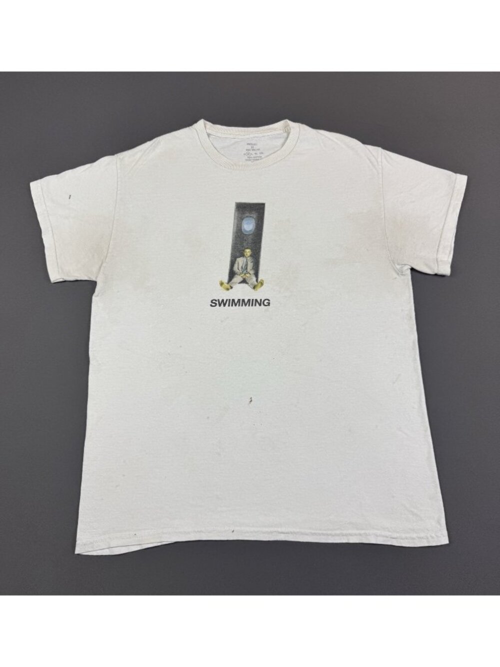 Rare Vintage Y2K Mac Miller Hip Hop Rap Tee Swimming Album Tour Concert Promo T